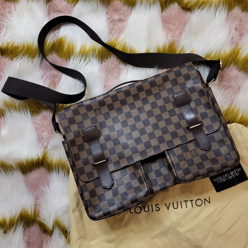 Louis Vuitton Damier Ebene Broadway Messenger Bag